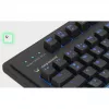 Juhtmega mehaaniline täissuuruses klaviatuur KeySonic KSK-8202ELU-T (DE) — USB, saksa paigutus, must