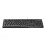 K120 juhtmega klaviatuur, juhtmega, USB, QWERTZ, must