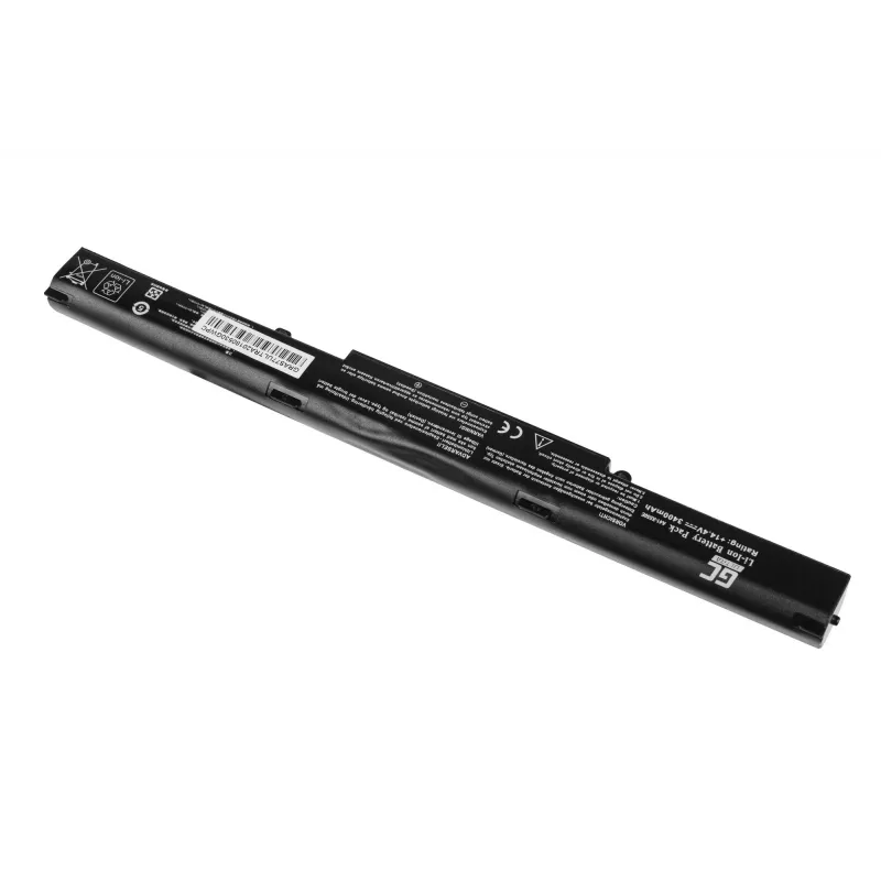 roheline Cell AS77ULTRA aku ASUS A450 A550 F550 K550 R510 X450 X550 jaoks