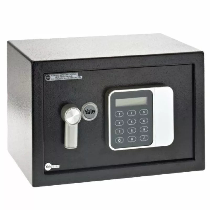 Eraldiseisev seif Yale YSG/200/DB2 — terasest, kombinatsioonlukuga, 8,6 L, 310×200×200 mm, must