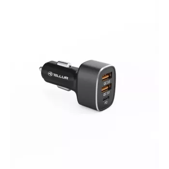 Autolaadija Tellur FCC9 56W 9A — USB autolaadija, koguvõimsus 56W, maksimaalne 9A