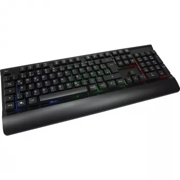Juhtmega mänguklaviatuuri ja hiire komplekt INTER-TECH KC-3000 RGB taustvalgustusega, USB-ühendus
