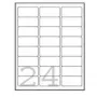 Avery - aadressisildid - Valge - 63,5 x 33,9 mm - 2400 silti (100 lehte x 24) (L7159-100)