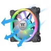 Thermaltake SWAFAN 14 RGB ventilaator, 14 cm, must, 500–2000 RPM