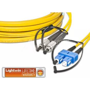Lightwin LDP-09 FC-SC 15.0 FD fiiberoptiline kaabel 15 m OS2 kollane (LDP-09 FC-SC 15.0 FD)