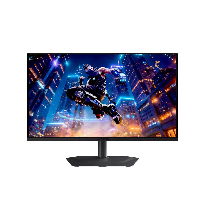 27-tolline GIGABYTE MO27Q3 QD-OLED QHD mängurimonitor — 2560x1440, 360 Hz, 0,03 ms, 250 cd/m², HDR True Must 400, HDMI 2.1, DP 1.4