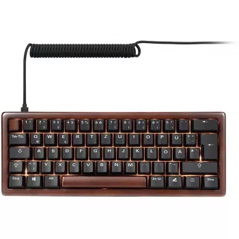 Sharkoon 100068100 klaviatuur kontor USB QWERTZ saksa puit 61 klahvi RGB LED