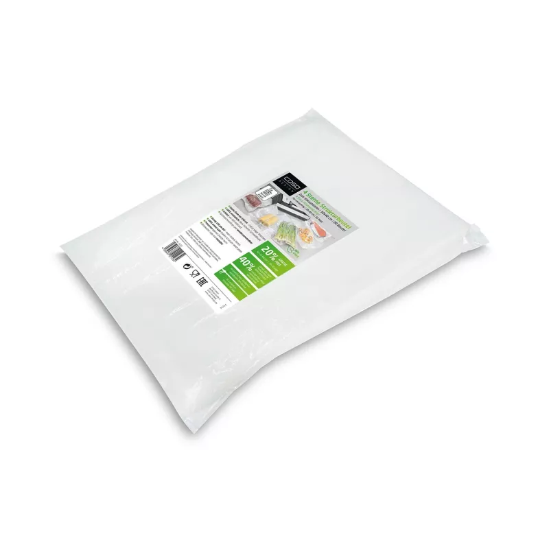 Sulgetavad struktuursed kotid Caso 01123, läbipaistvad, 30 x 40 cm, pakendis 60 tk