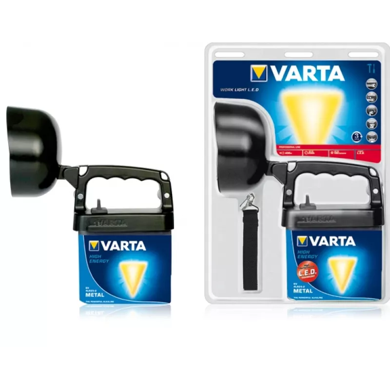 Käsilamp Varta 18660101421 LED 4W 190lm Must Sinine