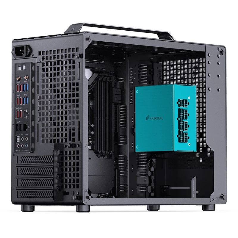 Jonsplus MATX käepidemega korpus Z20 - must