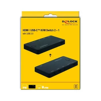 KVM-lüliti DeLOCK 11477 Must