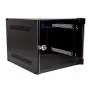 EXTRALINK LITE 4U 10 280X310 SEINALE KINNITATAV RACKIKAPP MUST