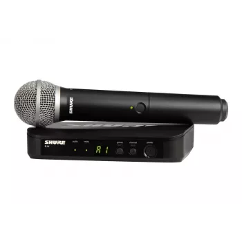 Shure BLX24E/PG58-H8E - juhtmevaba vokaalsüsteem PG58 mikrofoniga