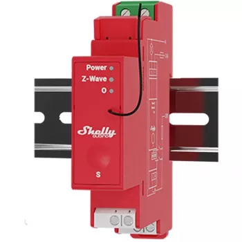 Pooljuhtrelee Shelly Qubino Wave PRO 1PM Punane 16A 110-240V
