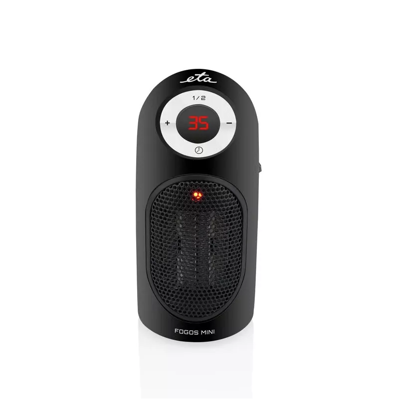ETA | Soojendi | ETA162390000 Fogos mini | Ventilaatorküttekeha | 400 W | Sobib ruumidesse kuni 8 m² | Must | N/A
