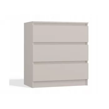Kummut MALWA M3, top e shop – 3 sahtlit, 700×750×400 mm, puitlaastplaat, kašmiir-mattviimistlus