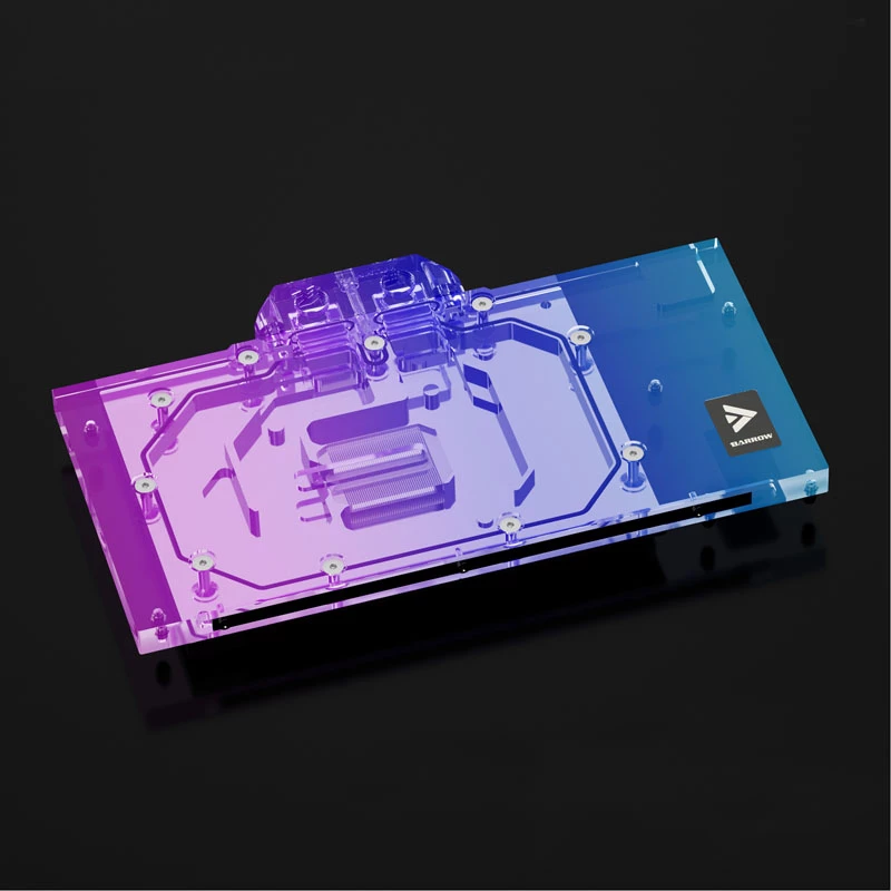 Jahutusplokk Barrow LRC 2.0 MSI RTX 4090 Suprim/Trio RGB jaoks — must akrüül