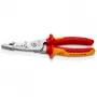 Kaablieemaldaja Knipex 13 76 200 ME 6 mm eemaldusvõimega Punane Roostevaba teras Kollane
