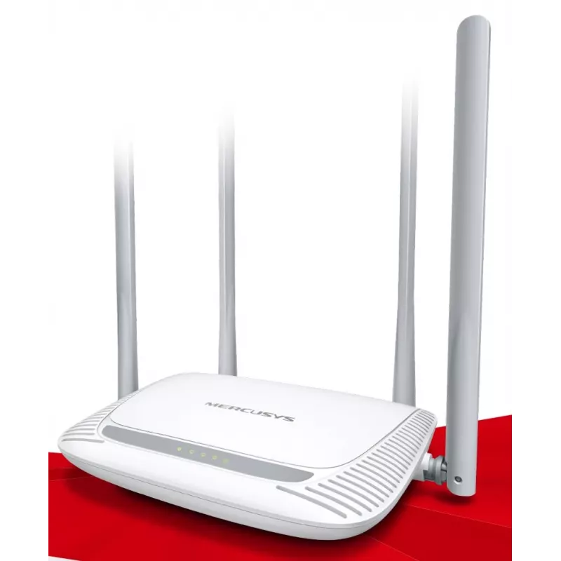 Mercusys MW325R traadita ruuter, ühe ribaga (2,4 GHz), Fast Ethernet, valge