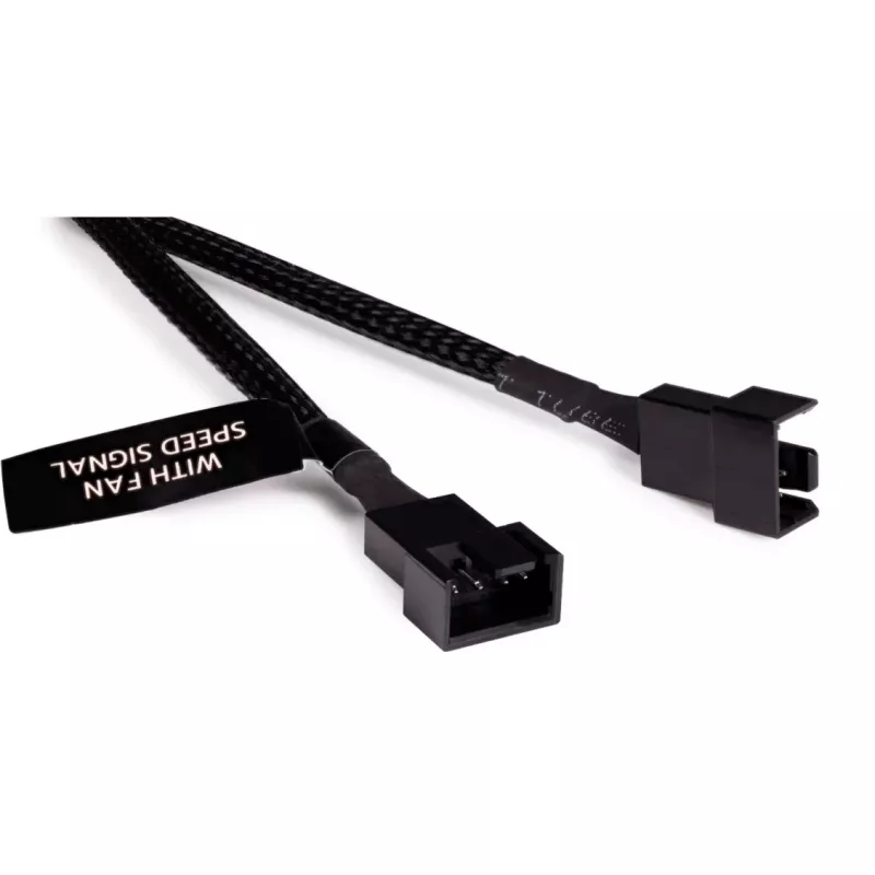 RGB-jagurkaabel Alphacool 18682 Must Plastik 150mm