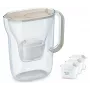 Veefiltrikann BRITA Style Essential 2,4 L koos 3 varupadruniga (liivavärvi)