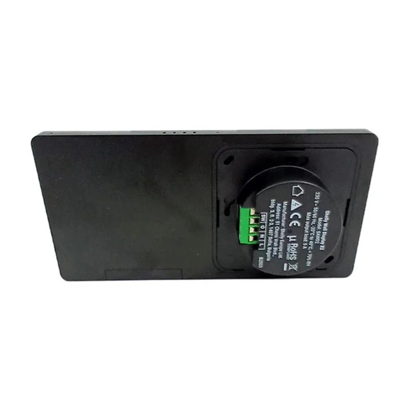 Shelly Wall Display X2 WiFi/BLU must koos H&T-ga – kaheosaline juhtpaneel