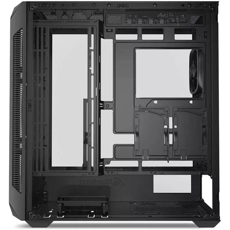 PC-ümbrise Sharkoon AK5G RGB Midi Tower must