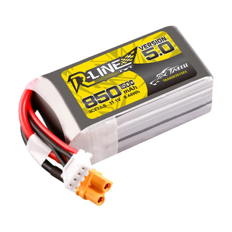 Aku Tattu R-Line 5.0 850 mAh 11,1 V liitiumpolümeer