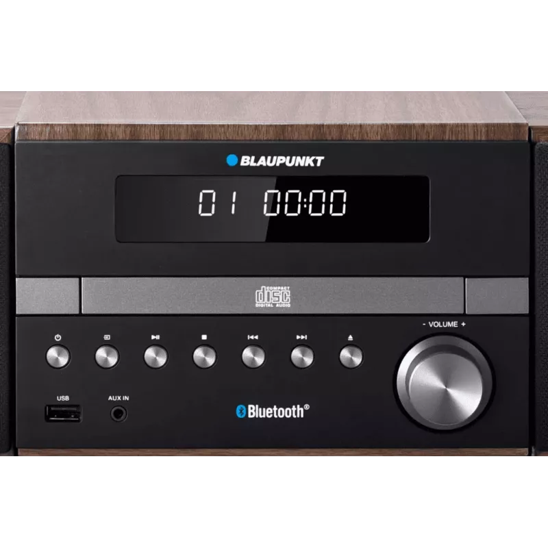 Mikrosüsteem Bluetooth RDS/ID3 silt CD/MP3/USB/AUX/KellAlarm
