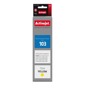 Activejet AE-103Y tint (asendus Epson 103 C13T00S44A; Supreme; 70 ml; kollane)