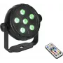 LED-spott EUROLITE PK-3 USB TCL 3W RGB – kompaktne USB-toitega RGB-spott, 3W