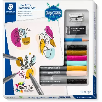 Joonistuskomplekt Staedtler LineArt & Botanical