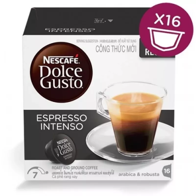 Nescafe Dolce Gusto Espresso Intenso kohv, 16 kapslit
