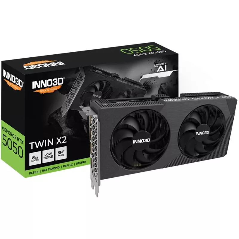INNO3D GeForce RTX 5050 TWIN X2 8GB GDDR6 graafikakaart