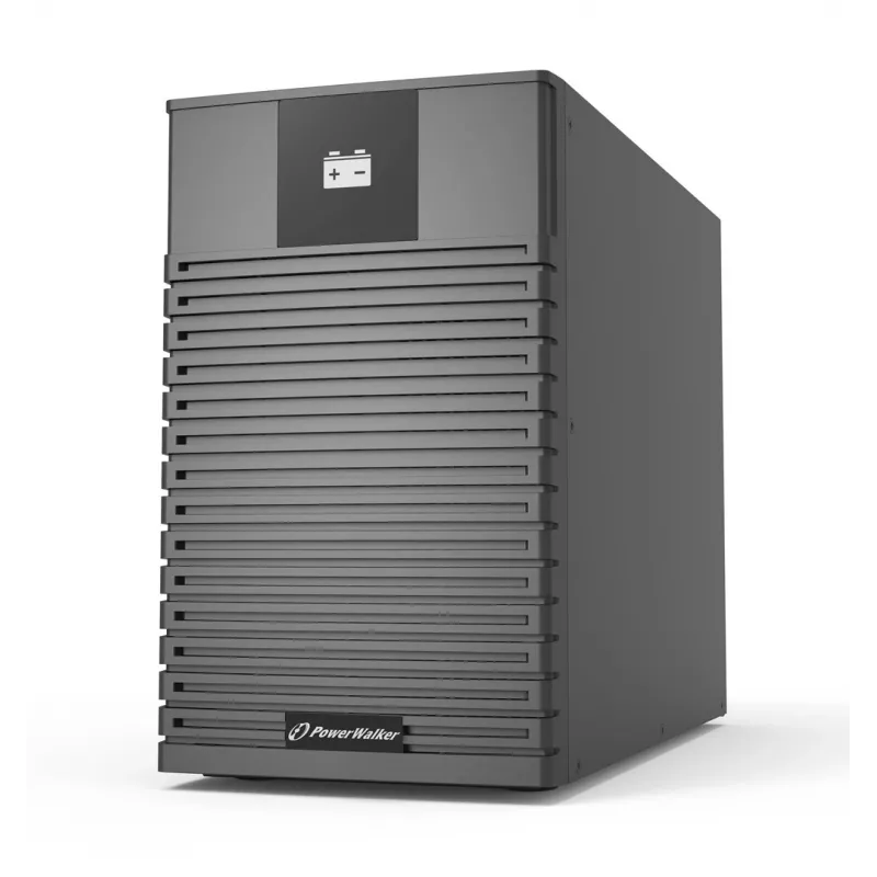 UPS akukapp PowerWalker BP I72T-12x9Ah Tower Must — 12 pesa, 9 Ah akud, ratastega, 318×192×428 mm