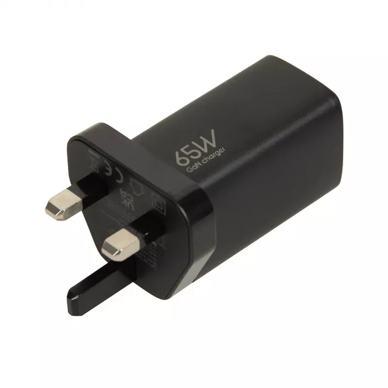 iBOX C-65 Must, GaN 65W universaalne laadija UK pistikuga