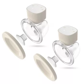 Elektriline rinnapump neno VENTO TWIN juhtmevaba, laetav, kahe-/kaksikrežiim, LCD, 150 ml pudelid, beež