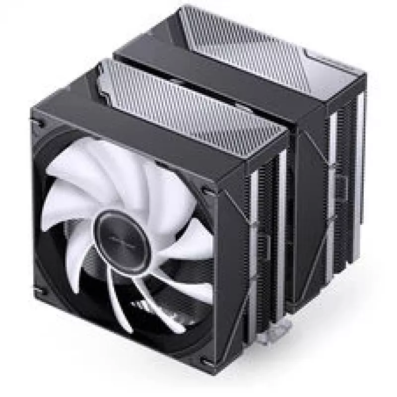 Protsessori jahuti Jonsbo CA80 Dual-Tower, 2×120mm PWM ventilaatorit, ARGB, must