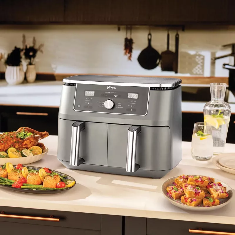 Kuumaõhu fritüür Ninja DZ400EU 9,5 L 2470 W hall topelt