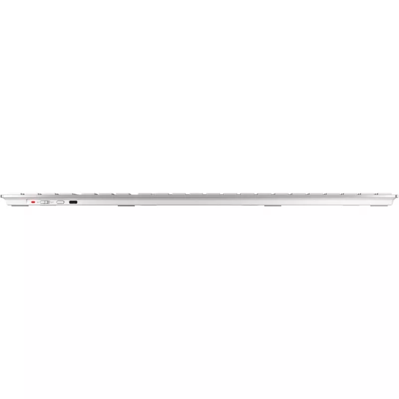 CHERRY DW 9100 SLIM klaviatuur Hiir kaasas Universaalne RF juhtmevaba + Bluetooth QWERTZ Saksa Hõbedane