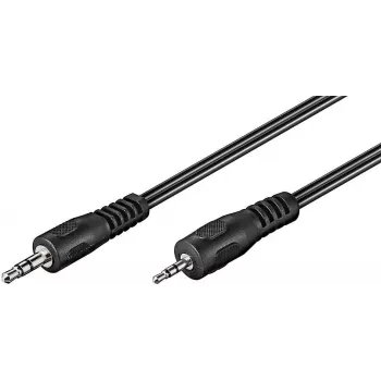 Microconnect AUD3525LL2 helikaabel 2 m 3,5 mm 2,5 mm Must