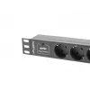 Lanberg PDU-03F-0200-BK Stromverteilereinheit (PDU) 1U Must 3 AC-Outputs (PDU-03E-0200-IEC-BK)