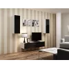 Cama TV-alus VIGO 140 30/140/40 valge/must läikiv