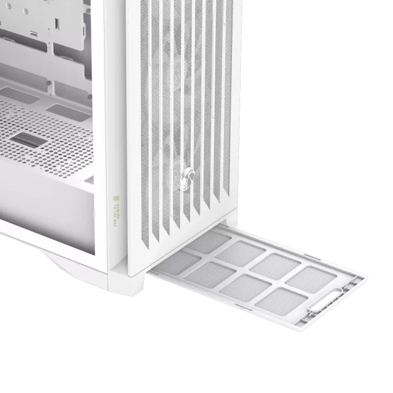 Gamemax korpus | LEADER 2 WH | Valge | E-ATX | Toiteplokk pole kaasas