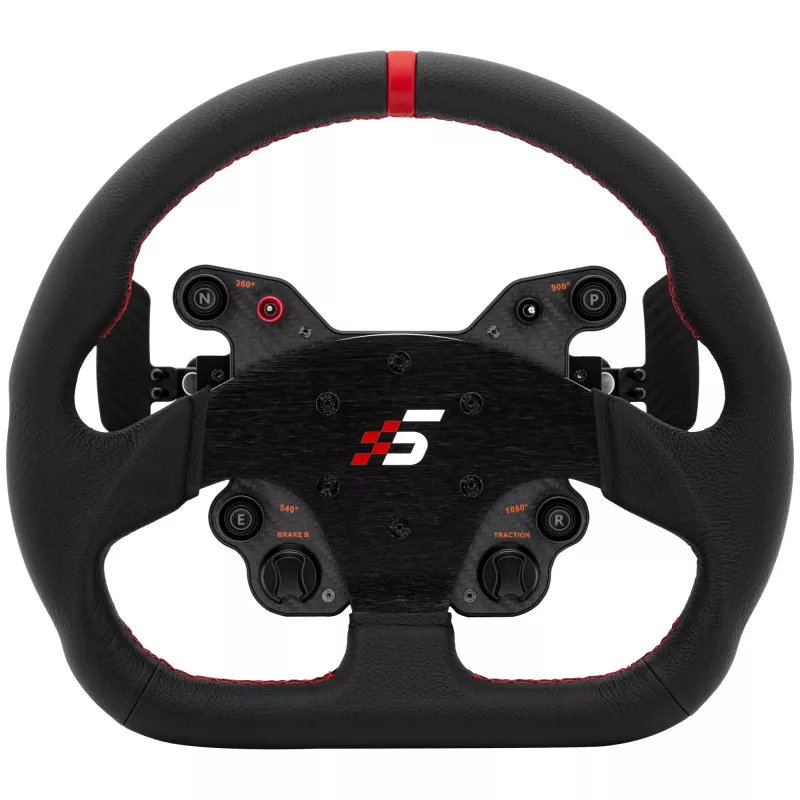 Rool Simagic GT1-SD Leather, eemaldatav rool simulaatoriraamidele, nahkkate, ühilduv poldimustriga