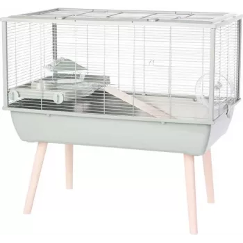 Puur ZOLUX Neolife 80 roheline hamstrile — metall/plast, 780×480×750 mm, 9 mm varbavahe