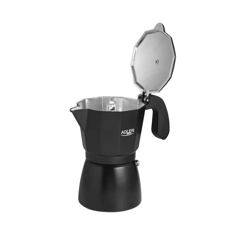 Espressomasin Adler AD 4421 — 15 bar pump, must korpus