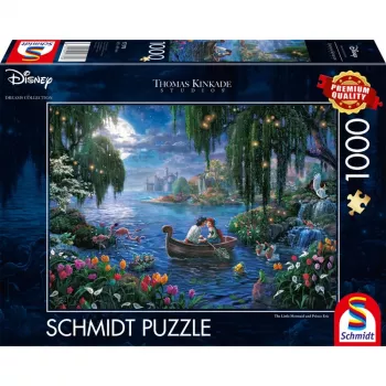 Pusle Schmidt Spiele Thomas Kinkade Studios Disney Dreams Collections The Little Mermaid and Prince Eric 1000 tk