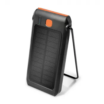 Logilink - Päikeseenergia-akupank - taskulamp - Li-Pol - 10000 mAh - 18 W - 3 A - PD 2.0, QC 3.0, ülikiire laadimine - 2 väljundporti (USB Type A, 24-pin USB-C) - kaablil: USB (PA027)