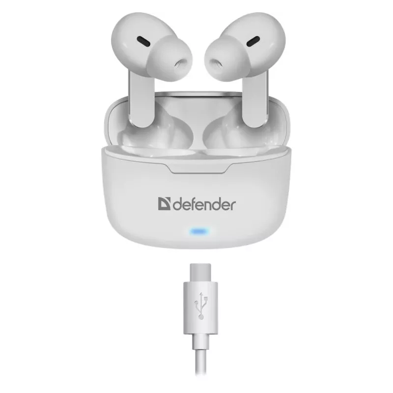 Defender TWINS 903 Bluetooth-kõrvaklapid, valged